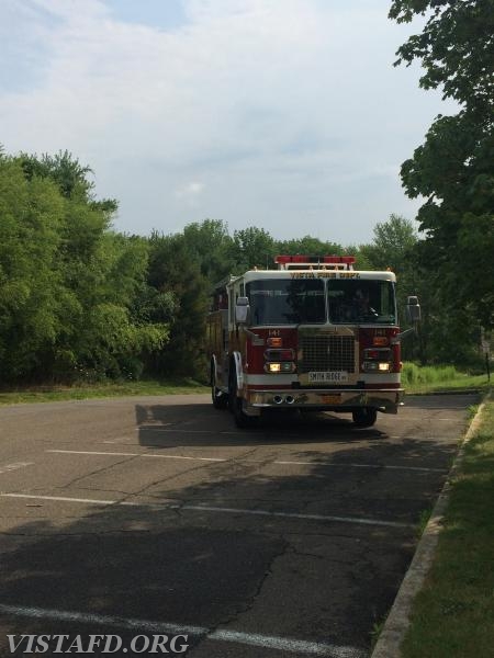 Engine 143 during Driver Training - 7/26/15